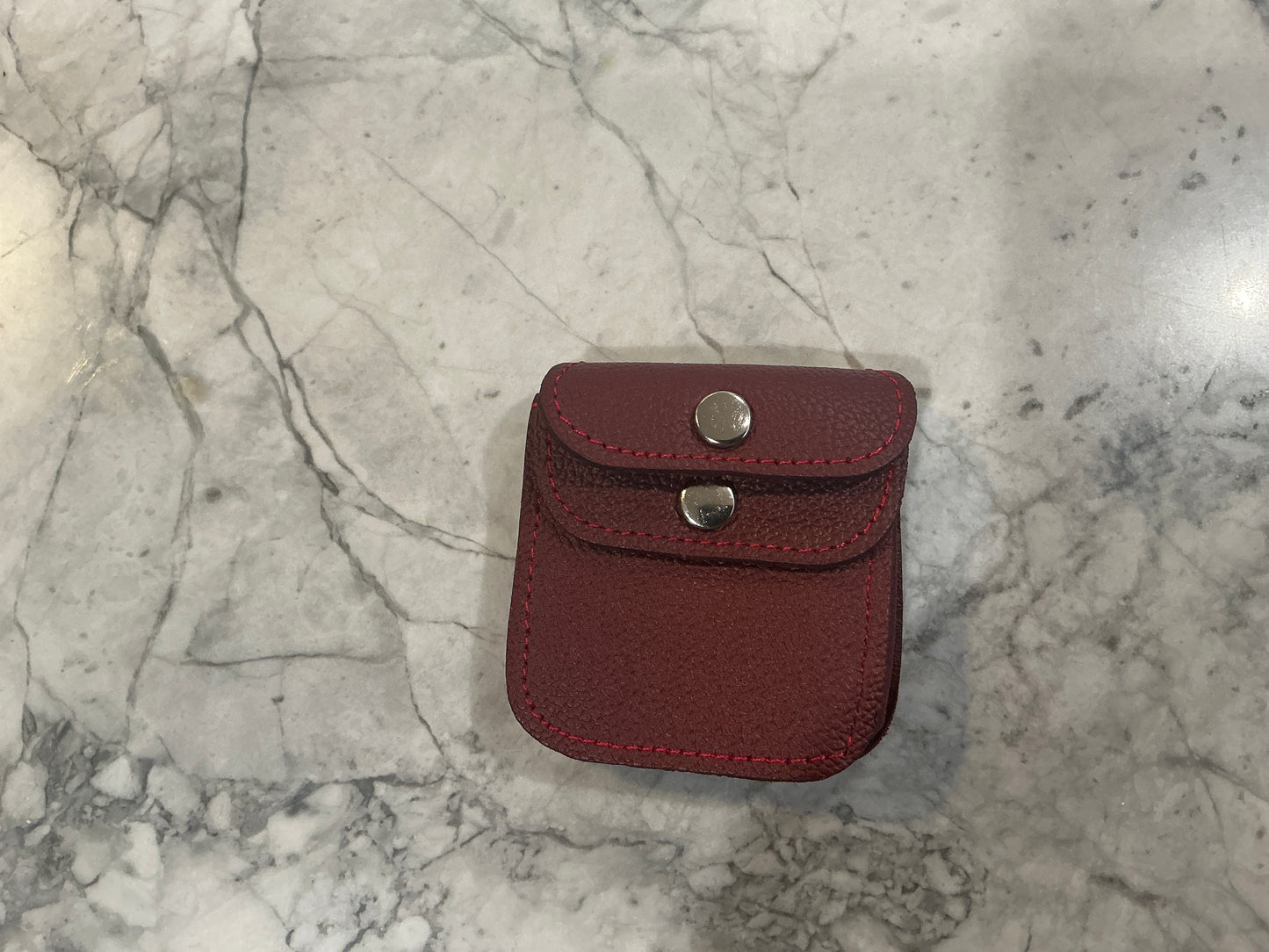 Leather Air Bud holder