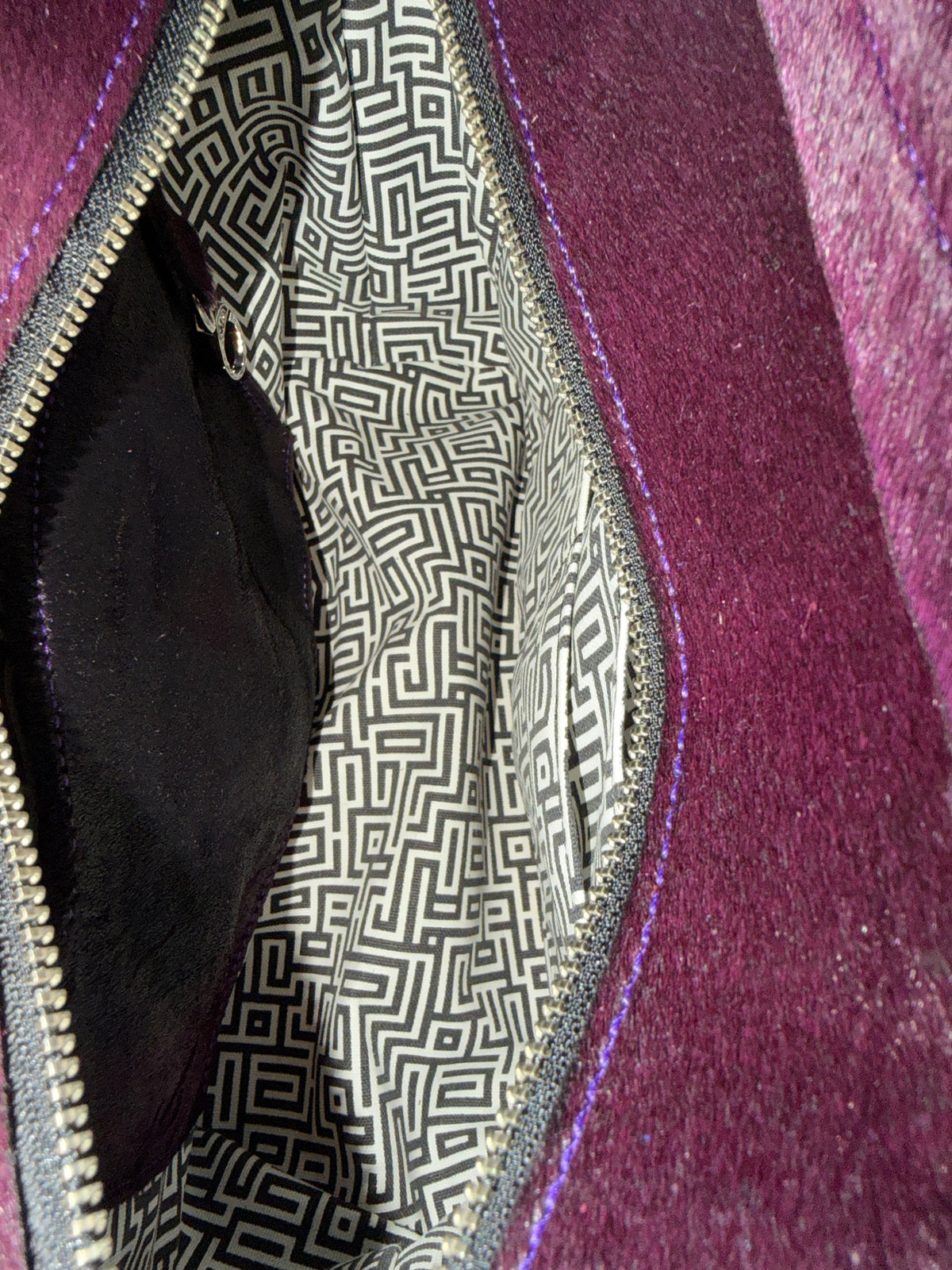 Medium Leather Bag - Purple Reign 2