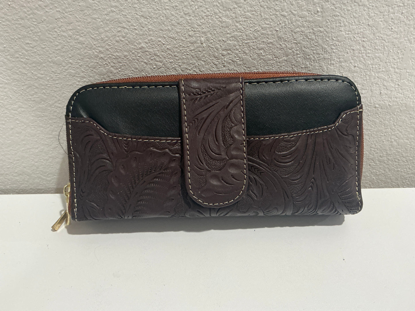 Women’s Leather Wallets Large Double Zip