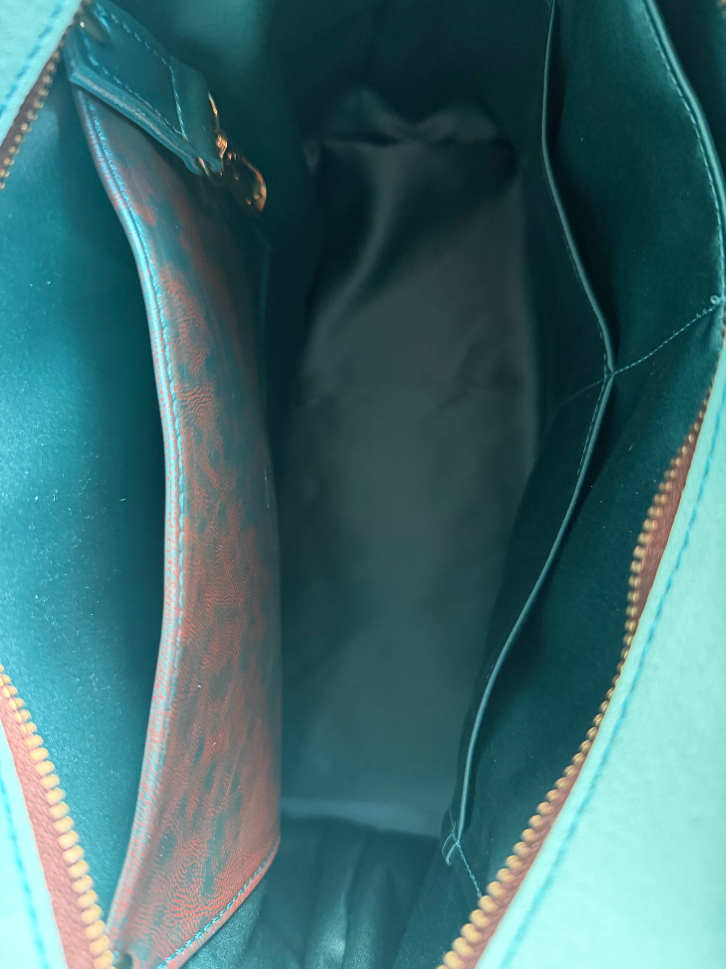 Leather and Suede Sacred Heart Bag