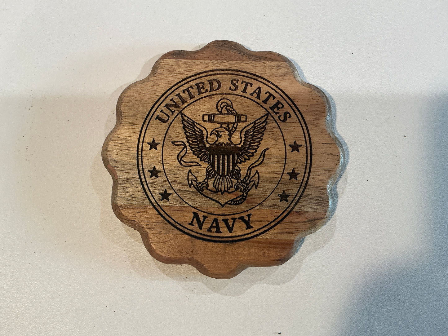 Navy Wood Coasters