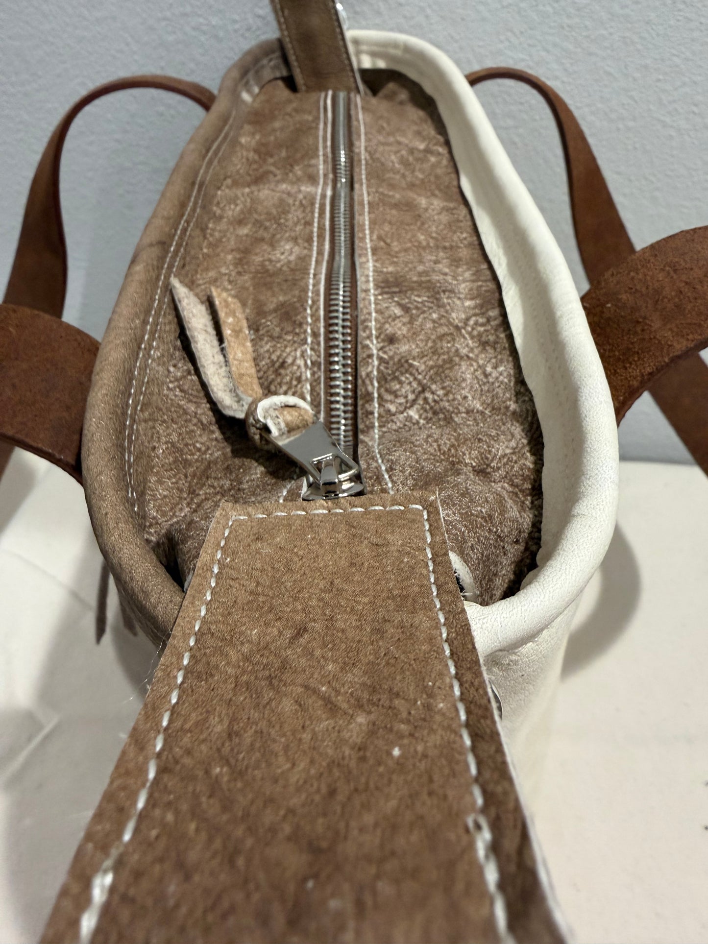 Smooth Cowhide Large Leather Tote #2