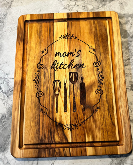 Mom’s Kitchen Cutting Board 12x16