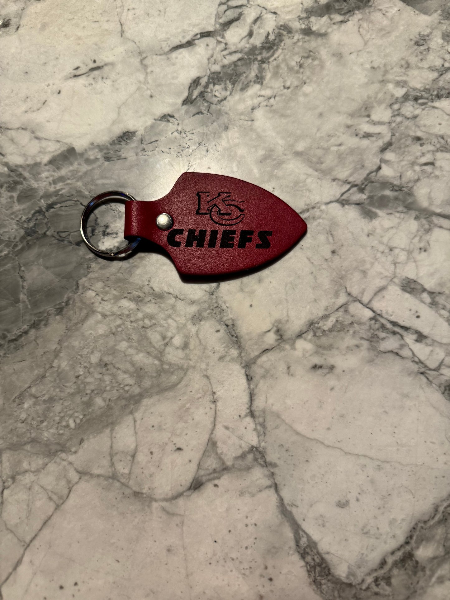 KC Leather Keychain