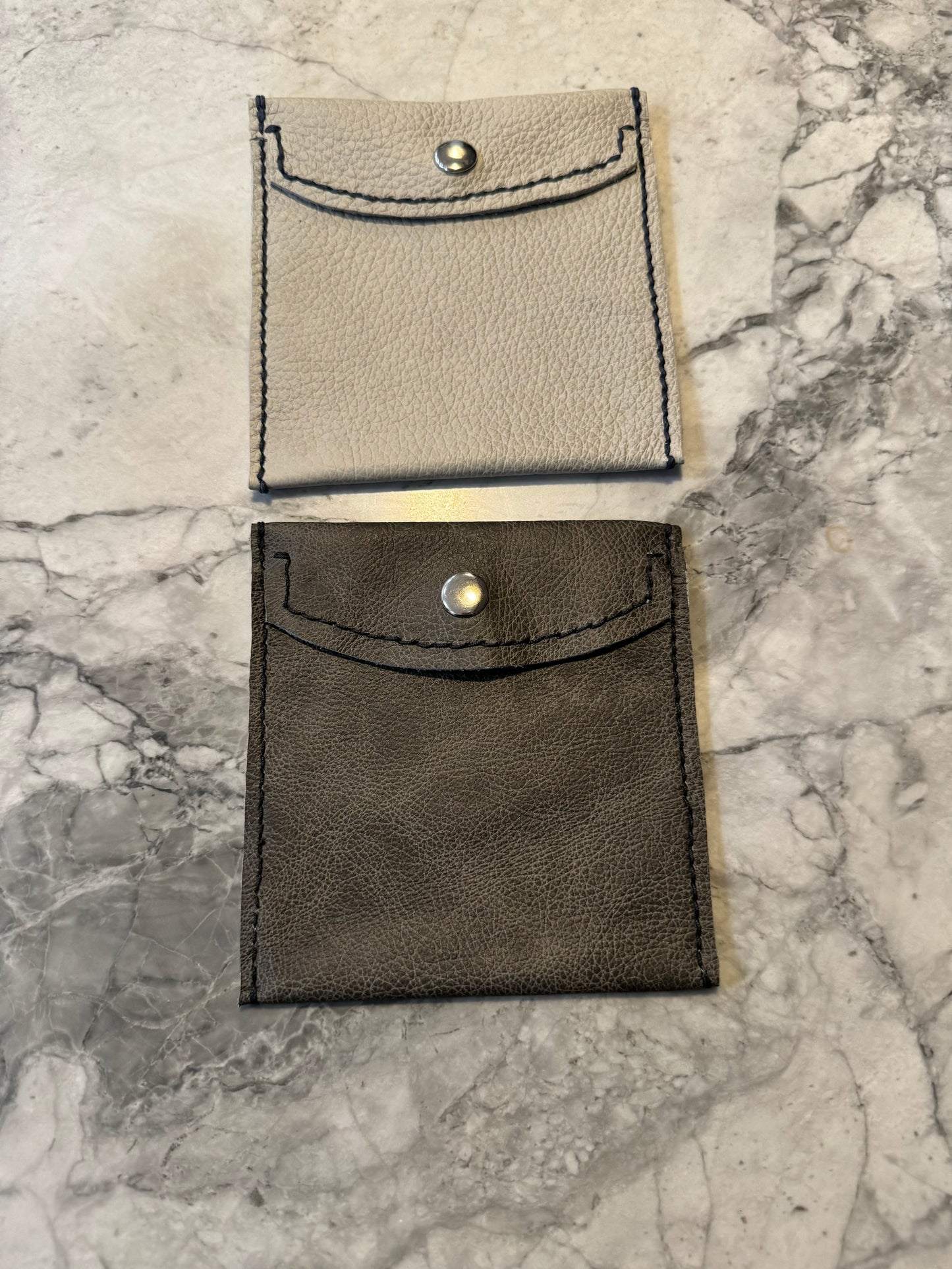 Leather Coin Wallet 4 1/2 x41/2