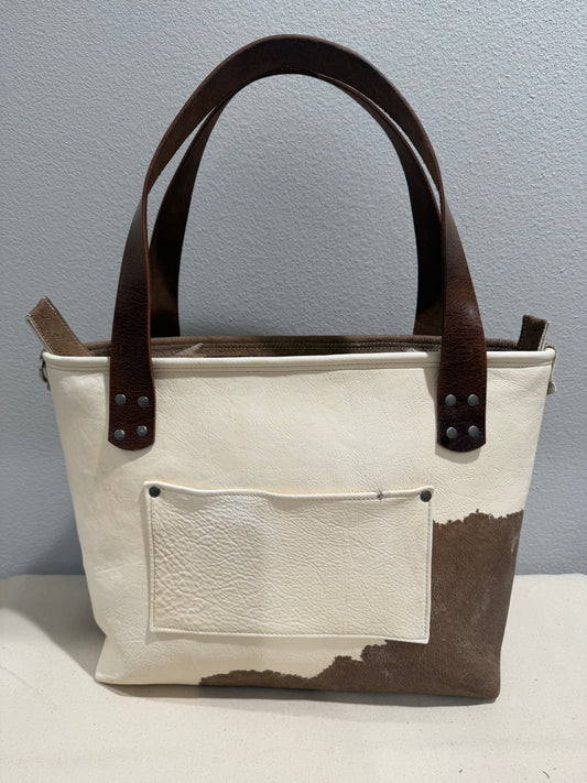 Smooth Cowhide Large Leather Tote #2