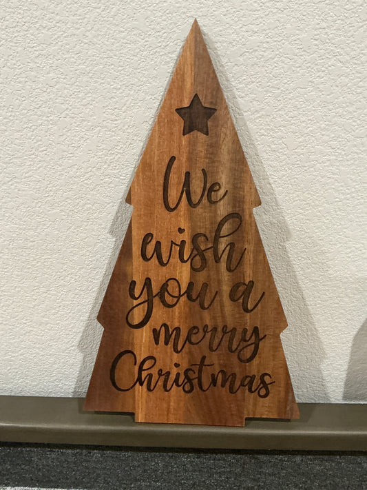 Merry Christmas Tree Board