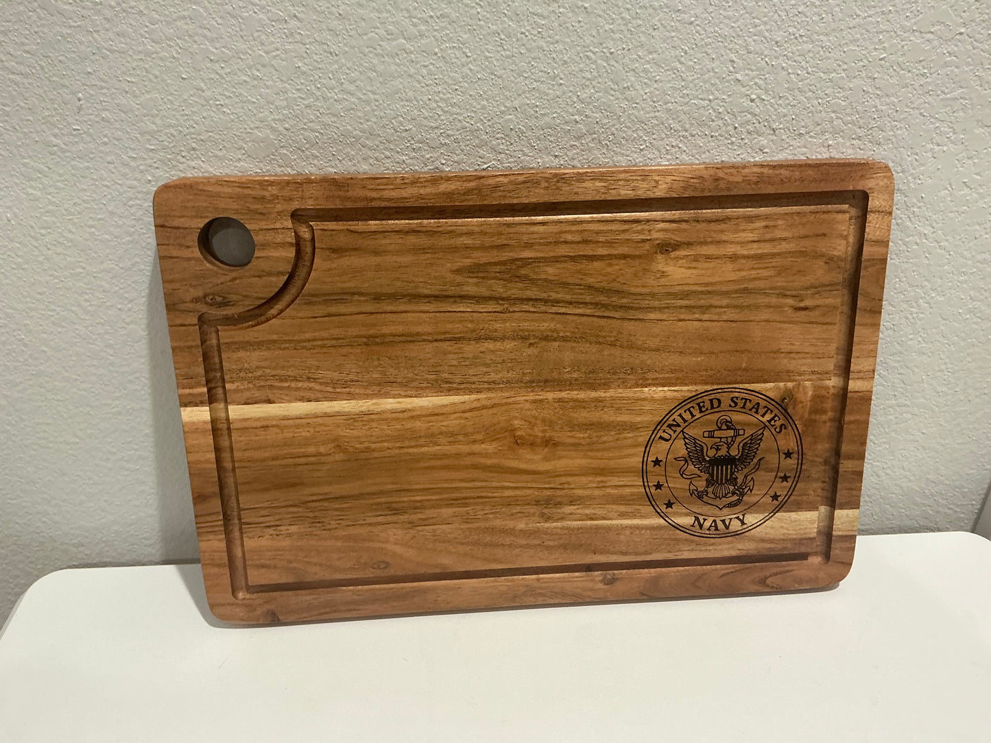 Navy w/ Corner Hole