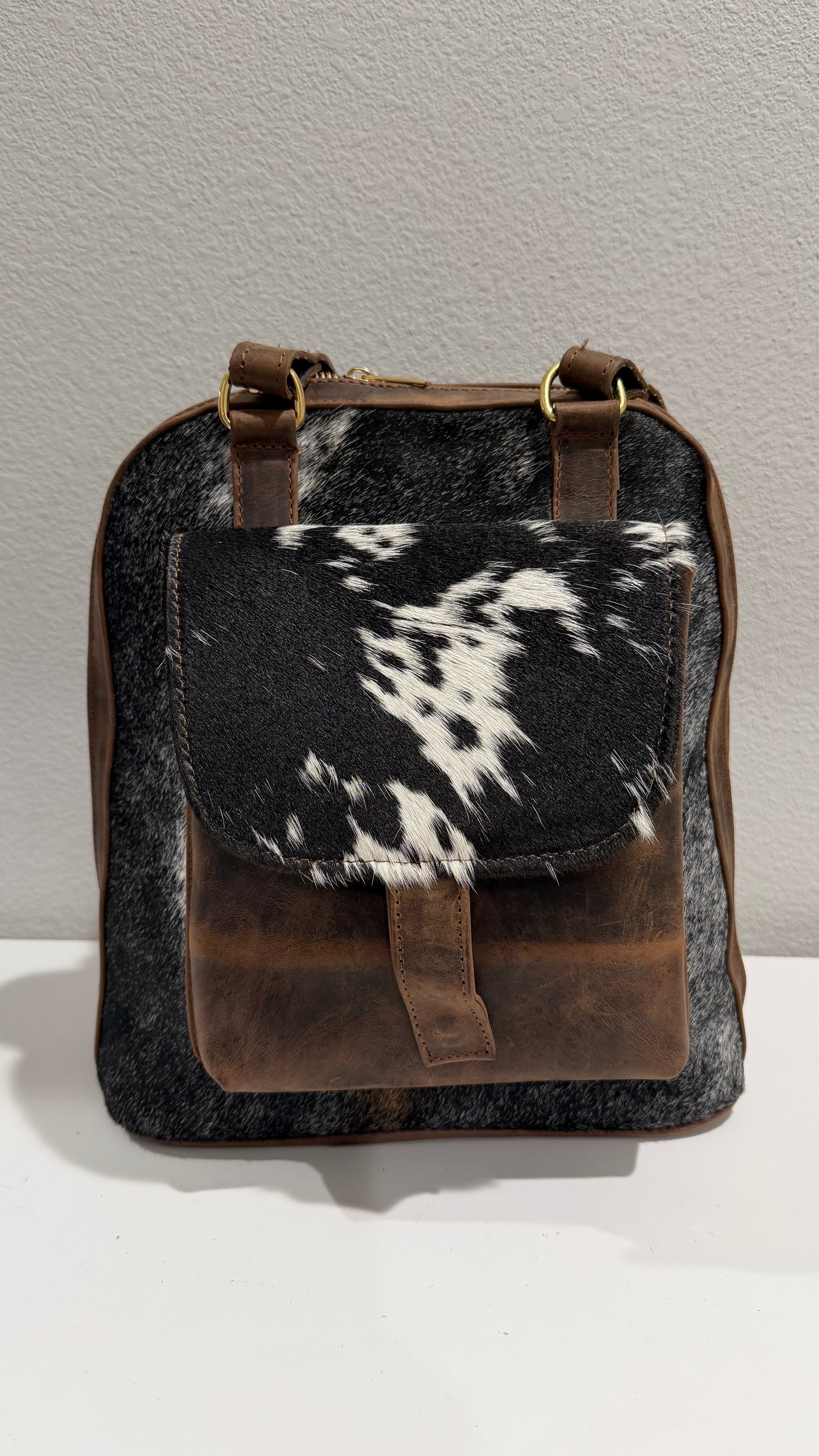 Leather Hair On Backpacks