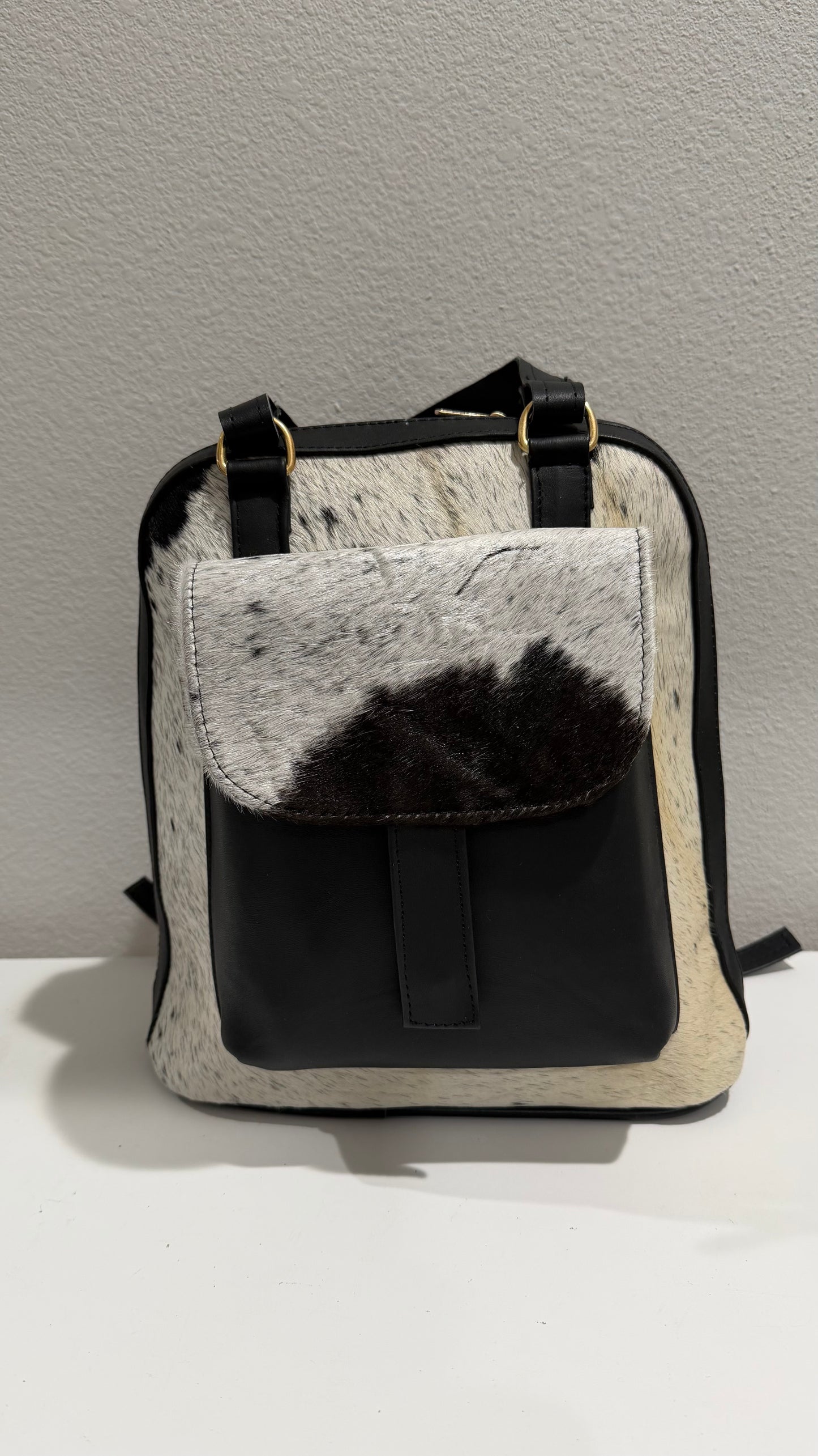 Leather Hair On Backpacks