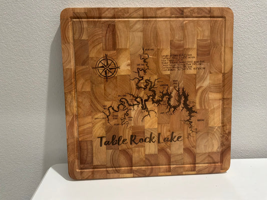 Table Rock Lake Butcher Block
