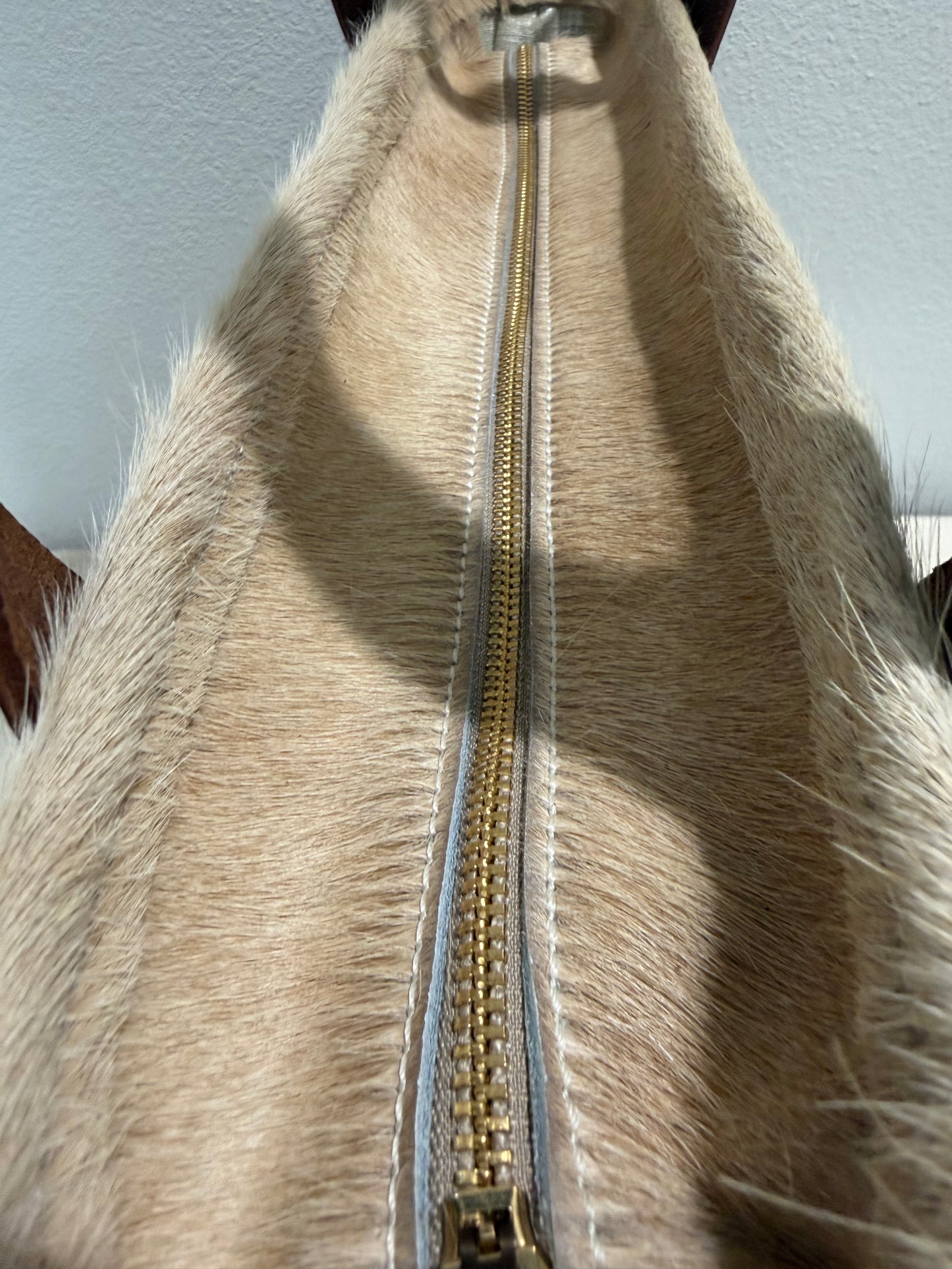 Tan Cowhide Large Leather Tote #2