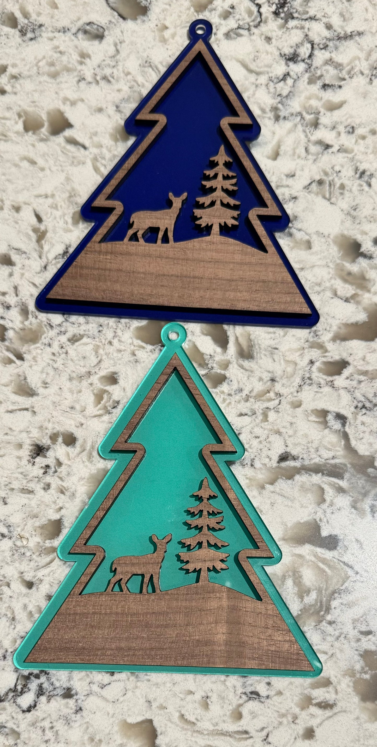 Wood/Acrylic Ornaments