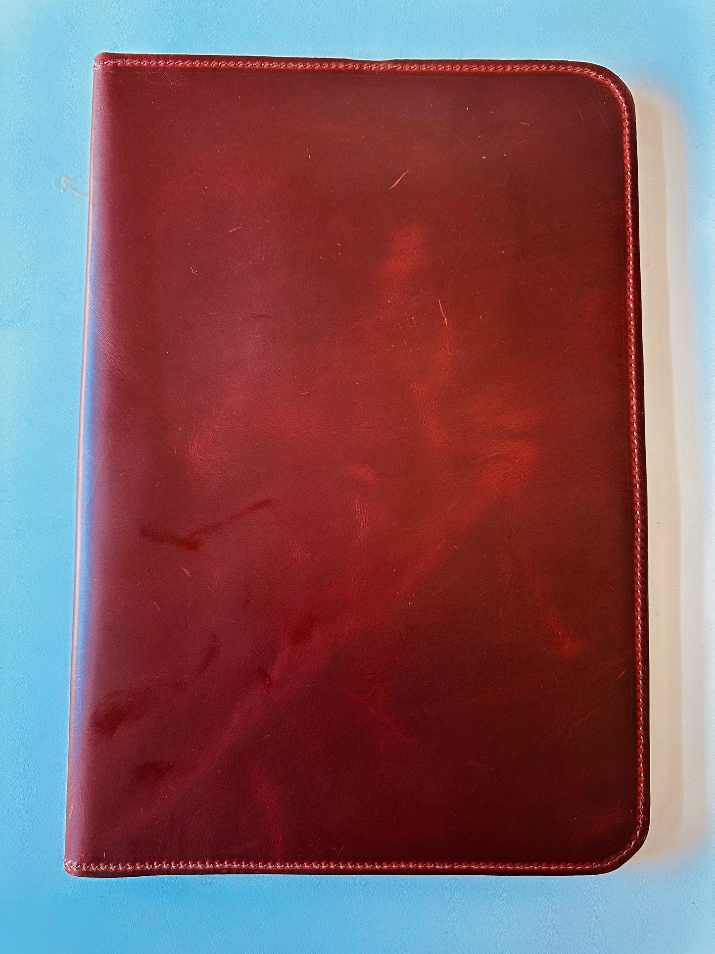 Leather Portfolio- iPad Brown Smooth