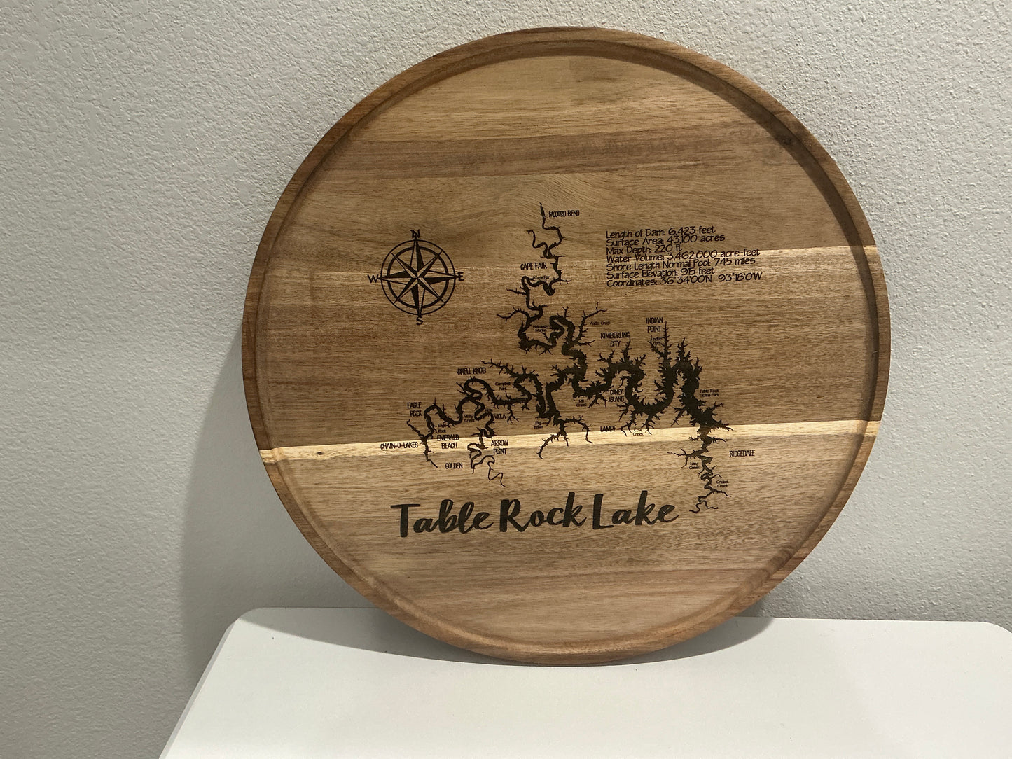 Table Rock Large Round Tray