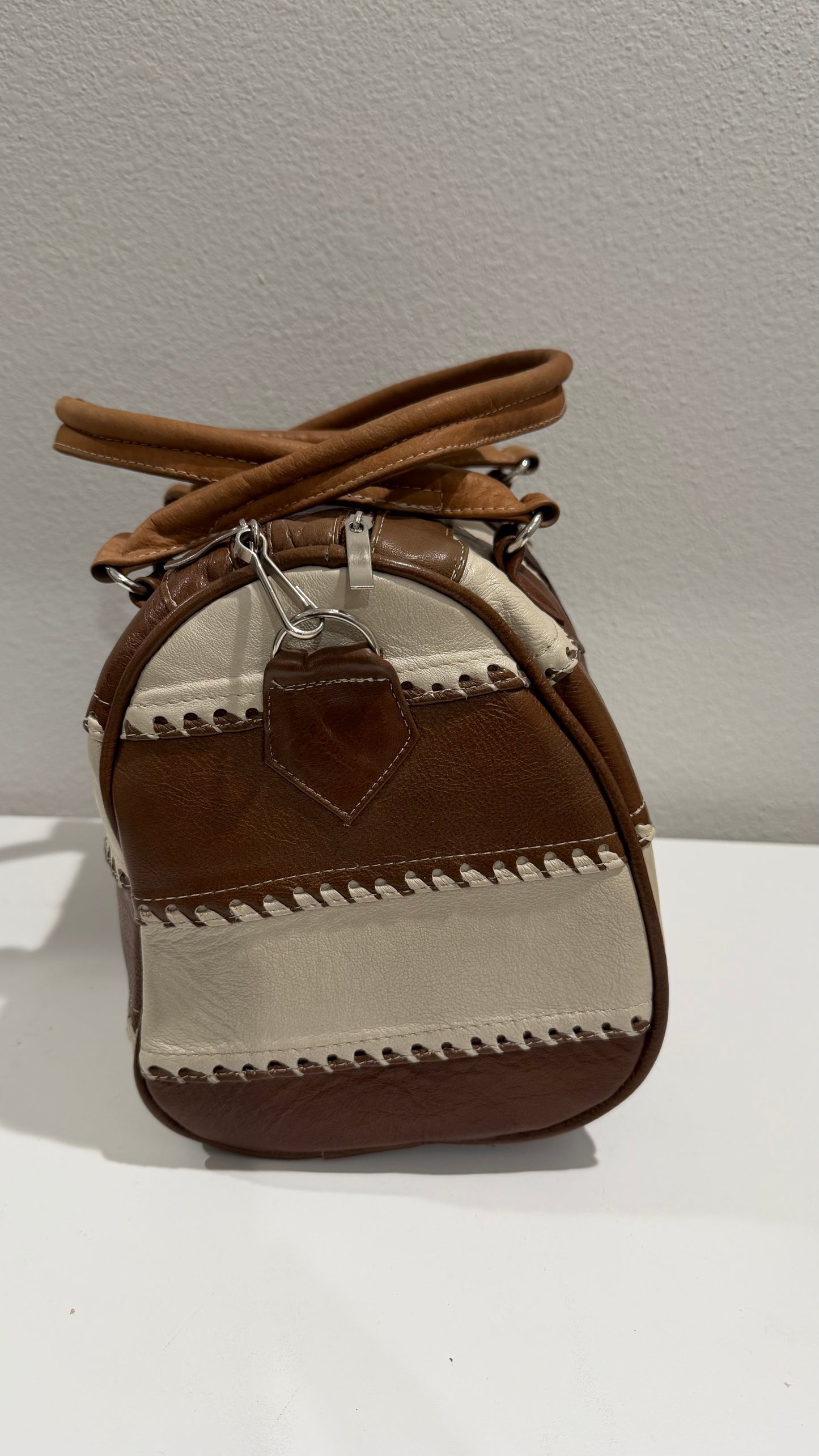 Women’s Leather Barrel Purse