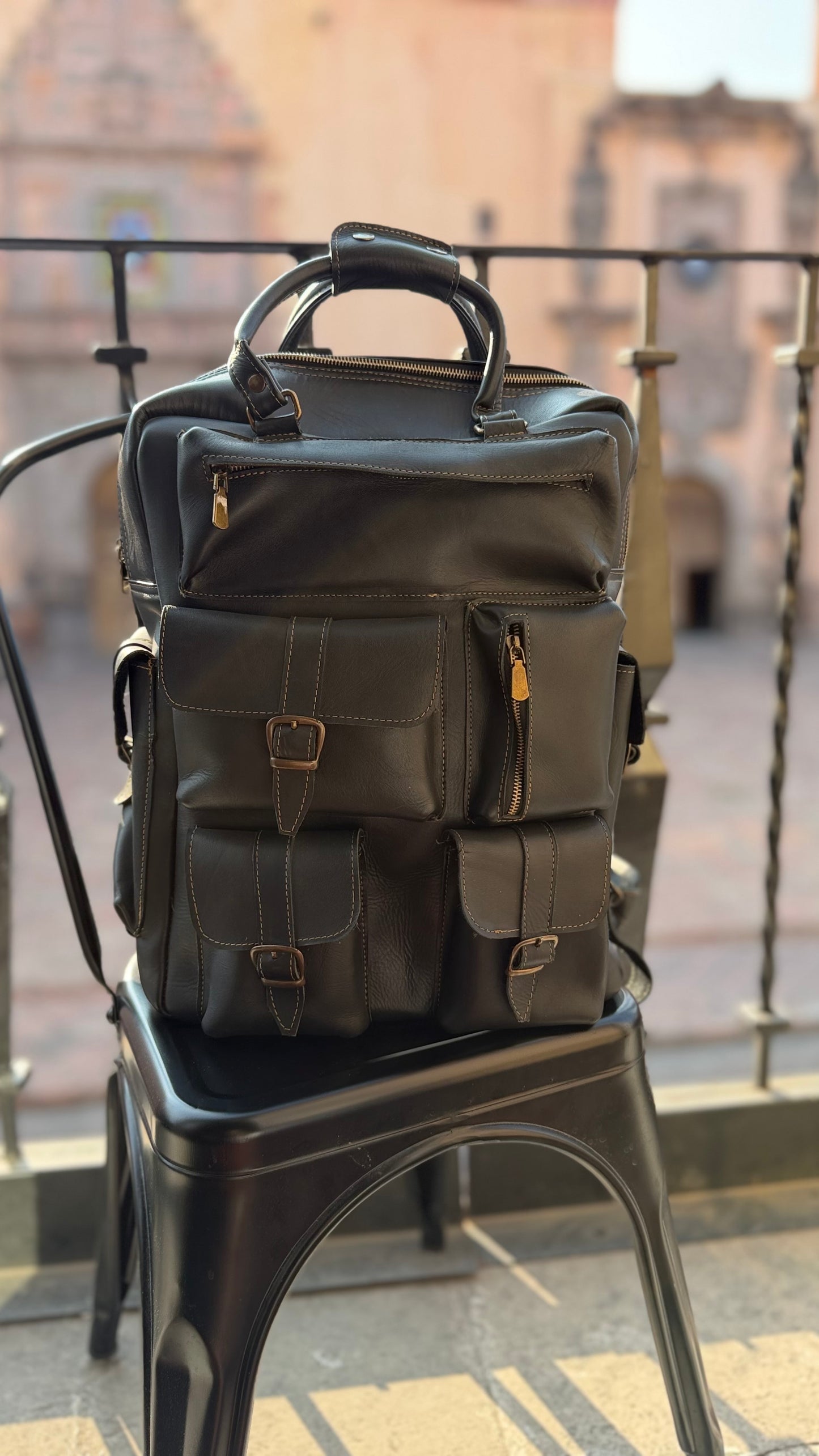 Leather Rucksack Backpacks