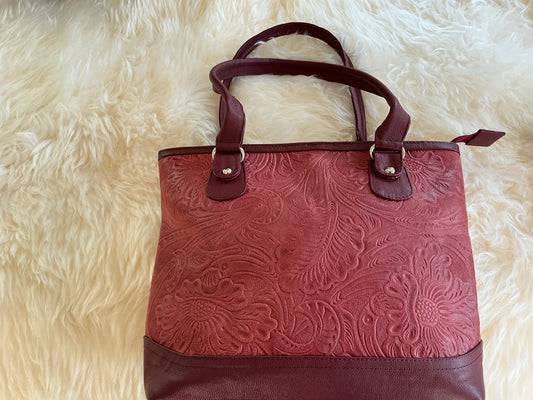 RED LEATHER PURSE