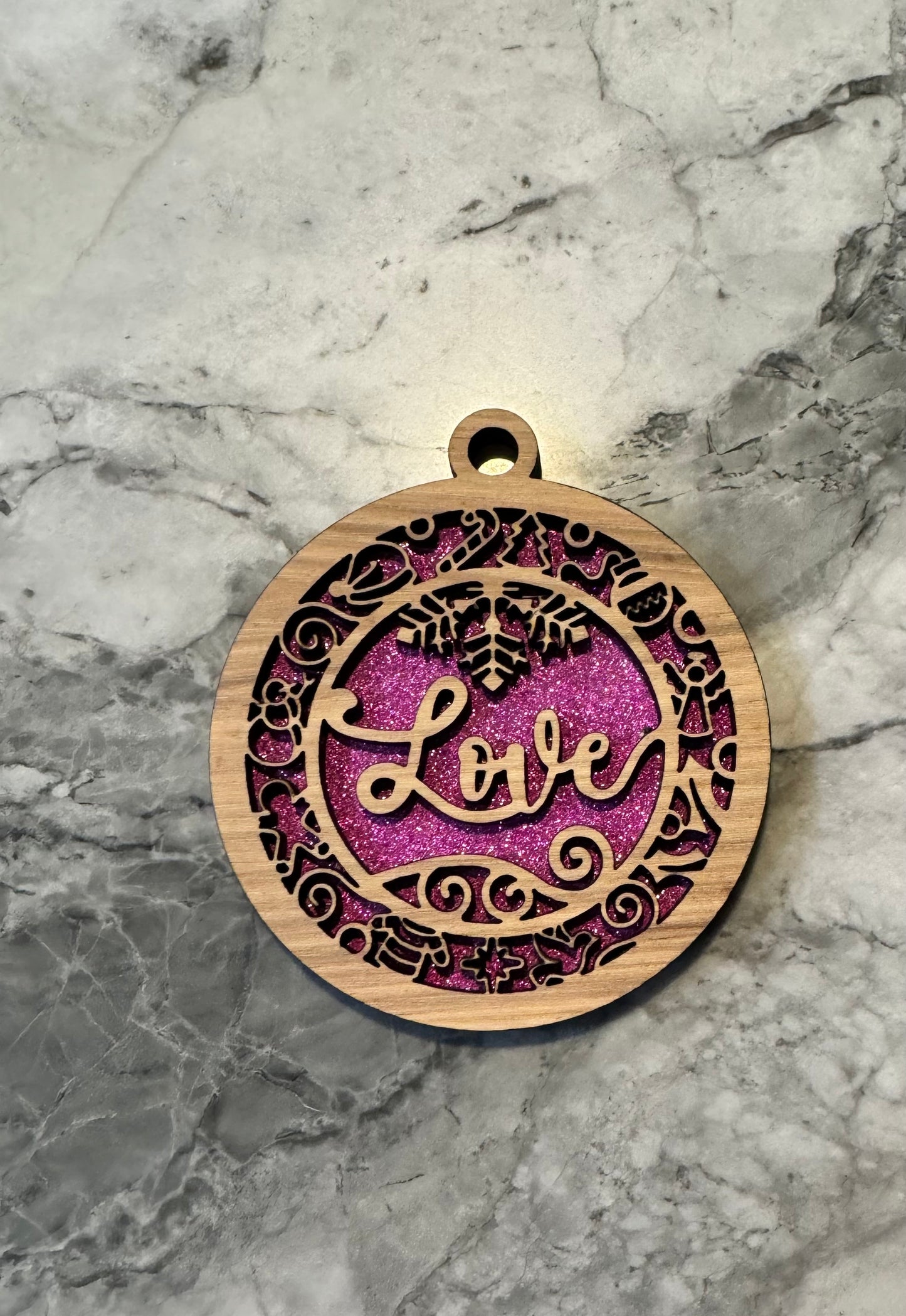 Christmas Ornament Medium - Love