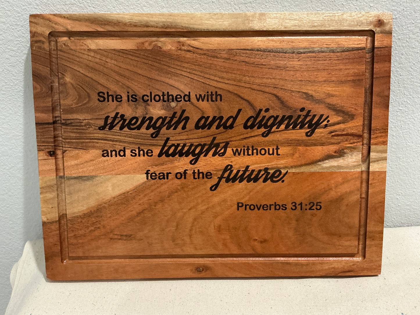 Proverbs 31:25 Board