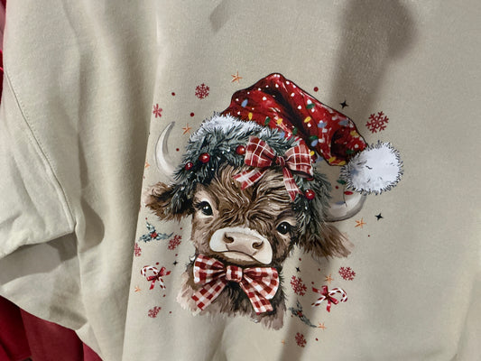 Misc Christmas Cow Long Sleeve