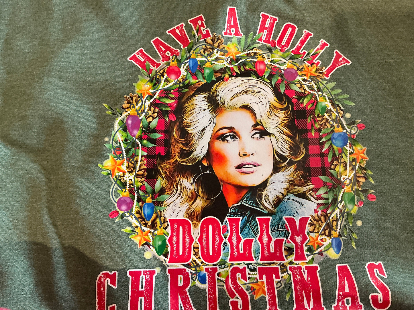 Holly Dolly Christmas Sweatshirt