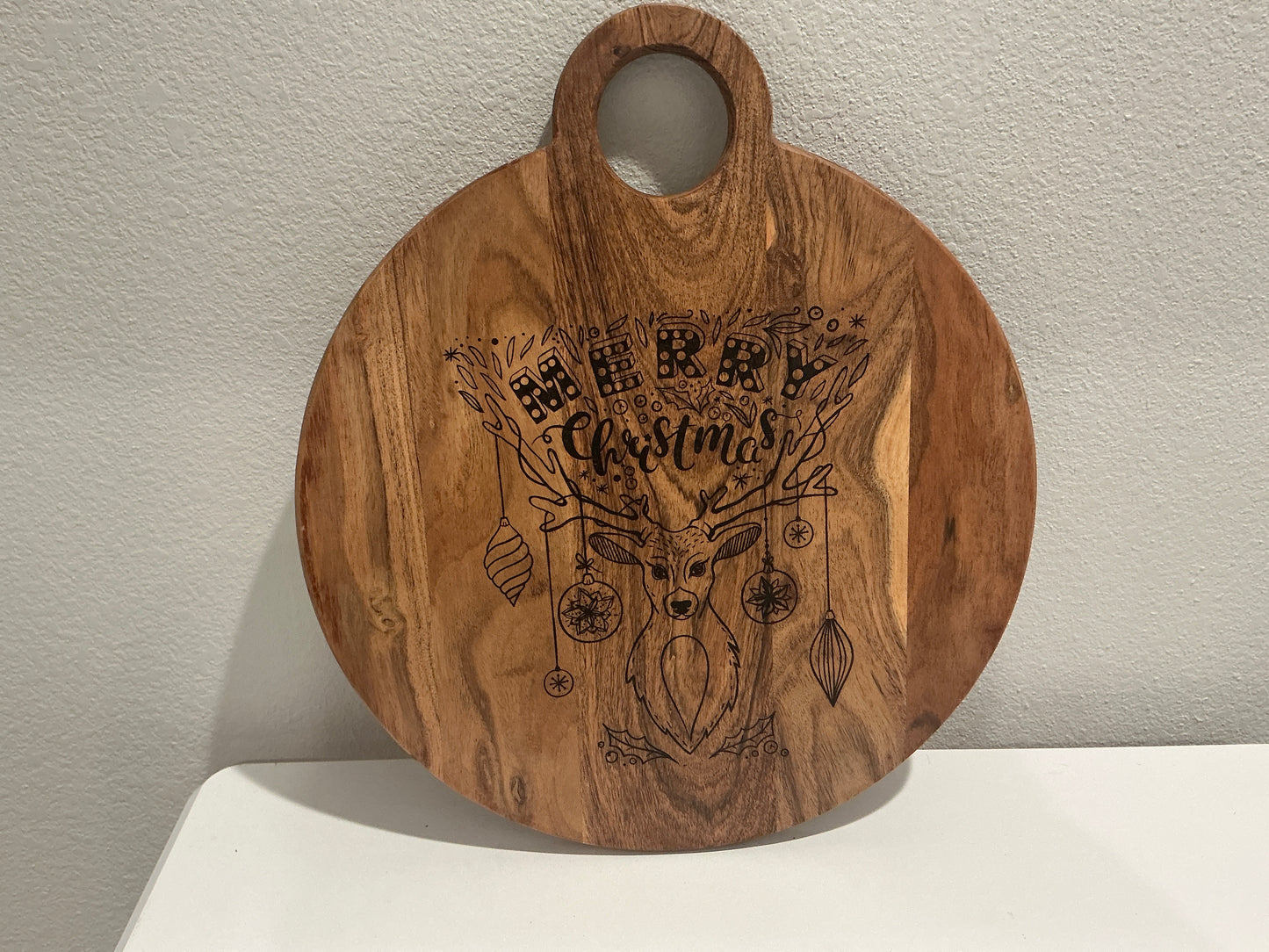 Merry Christmas Deer Board