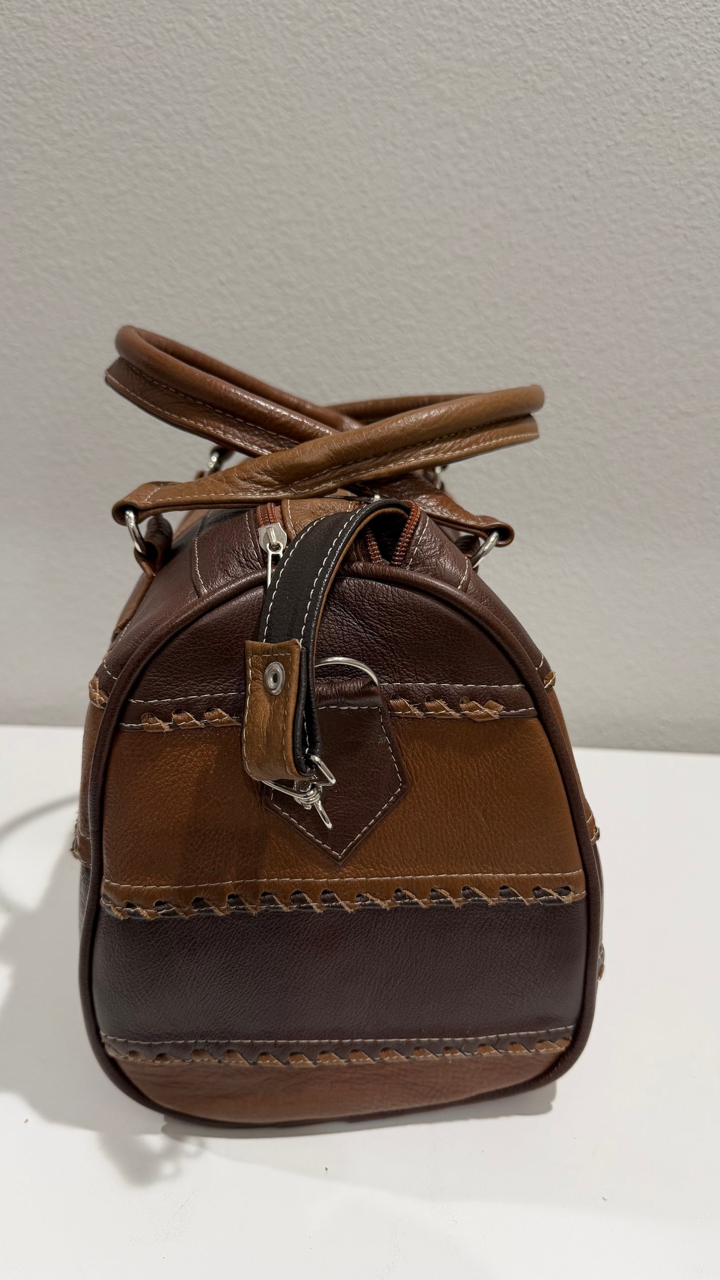 Women’s Leather Barrel Purse