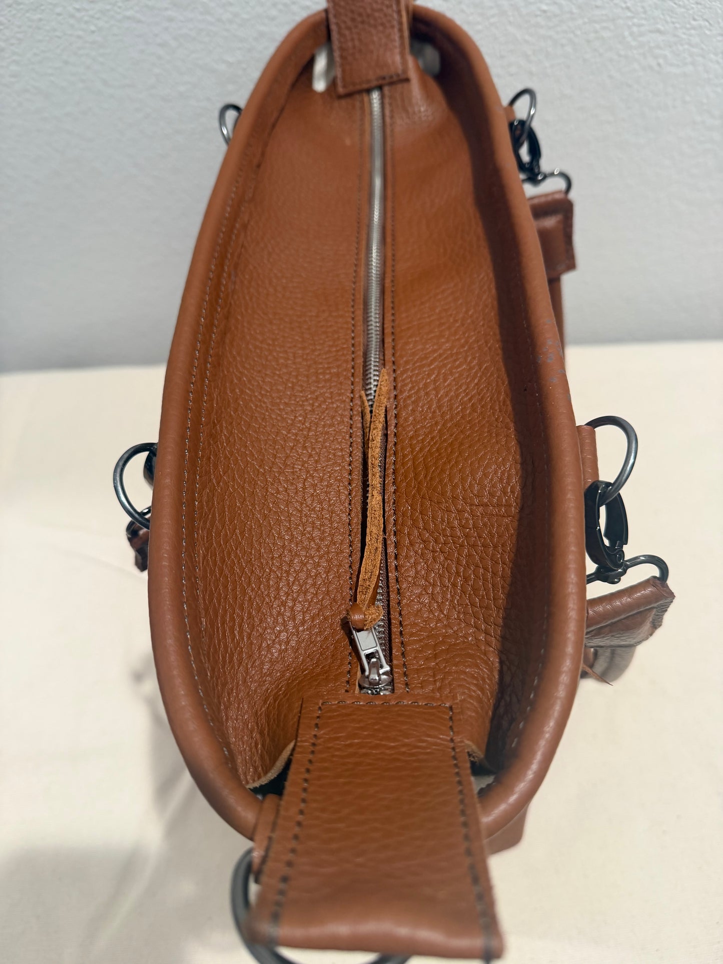 Leather Purse - Brown Medium