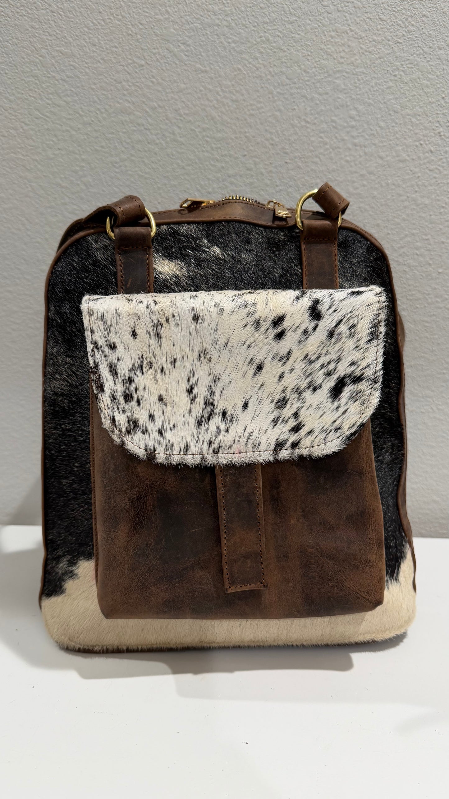 Leather Hair On Backpacks