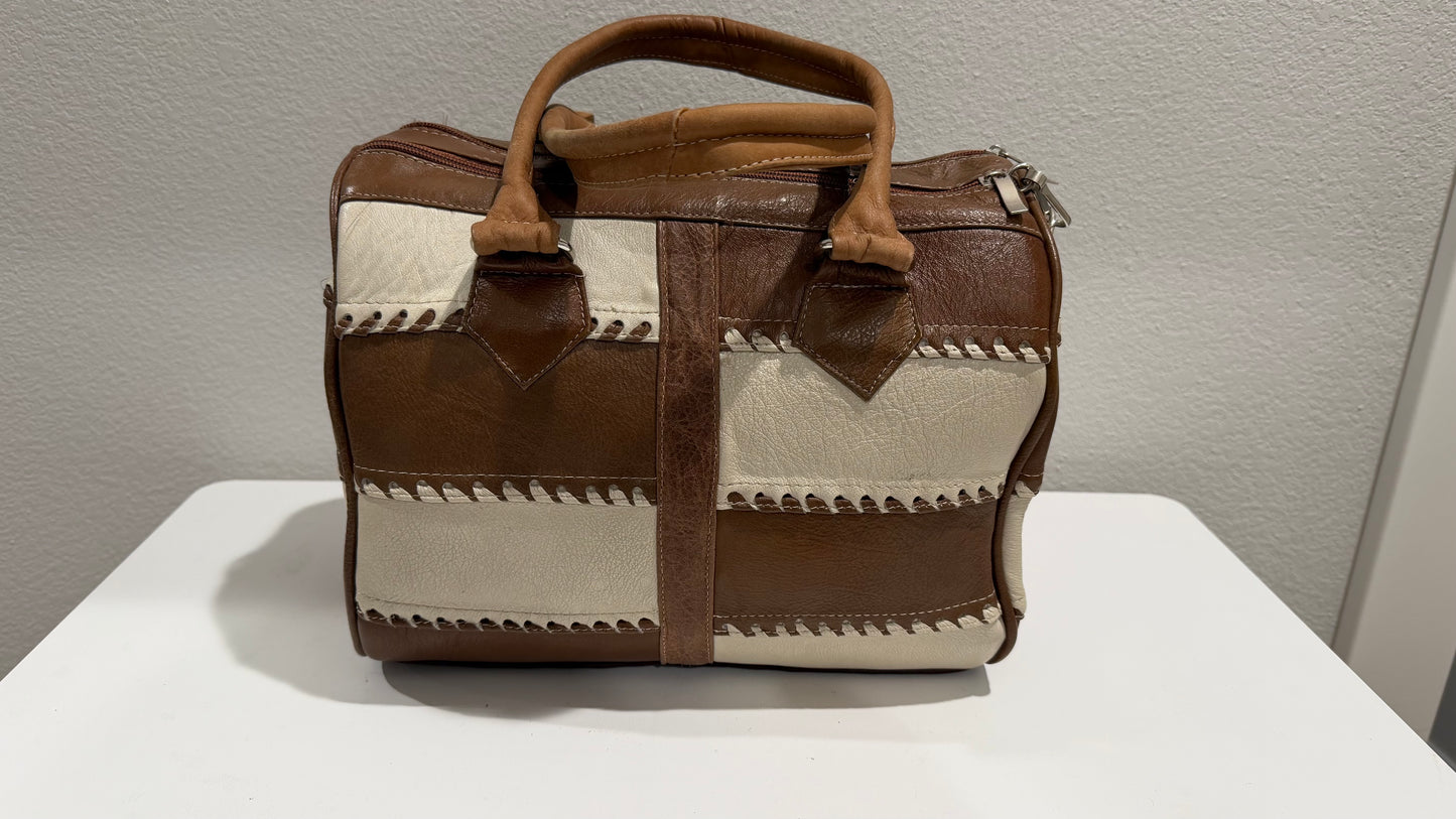 Women’s Leather Barrel Purse