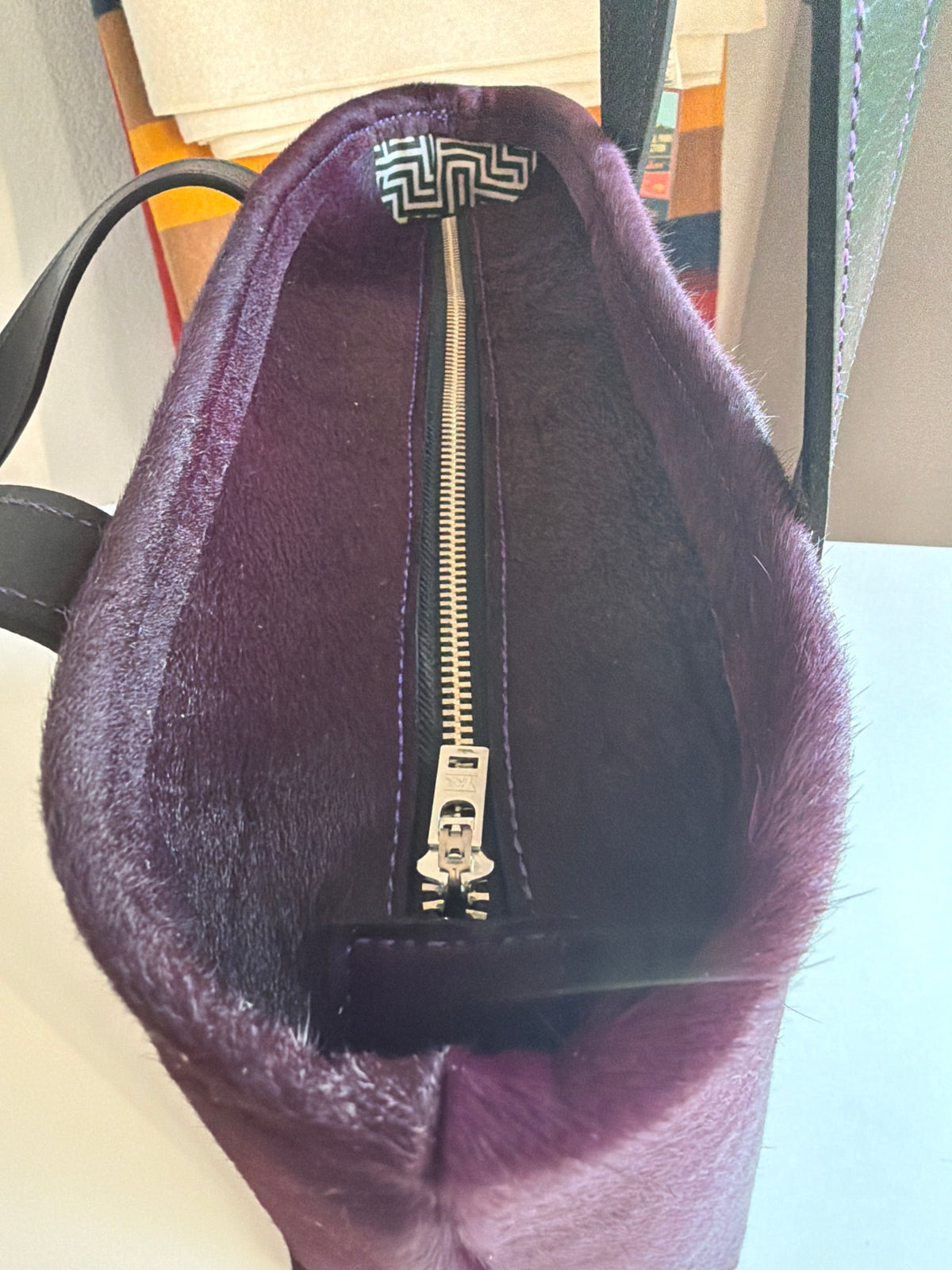 Medium Leather  Bag - Purple Reign 2