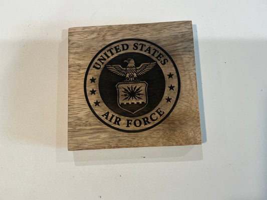 Air Force Wood Coasters