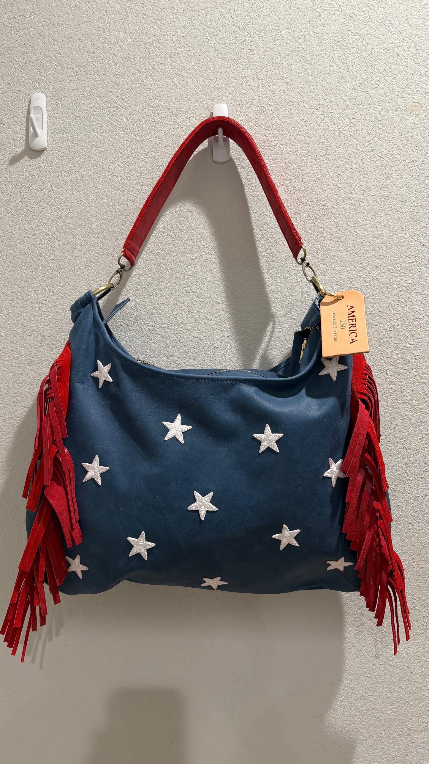 Fringe Leather BOHO Bag Americana