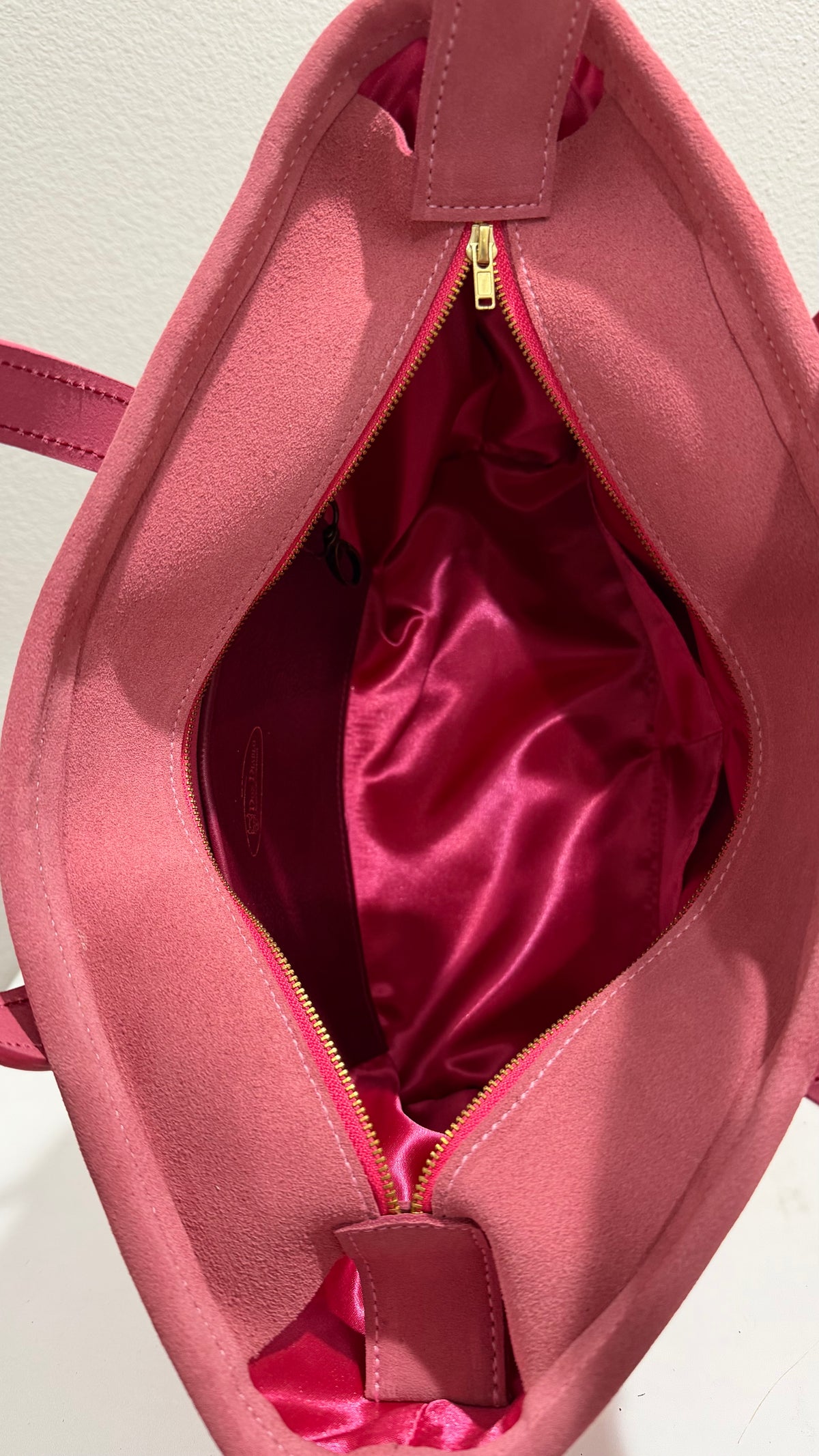 Leather and Suede Dolce Rosa Bag