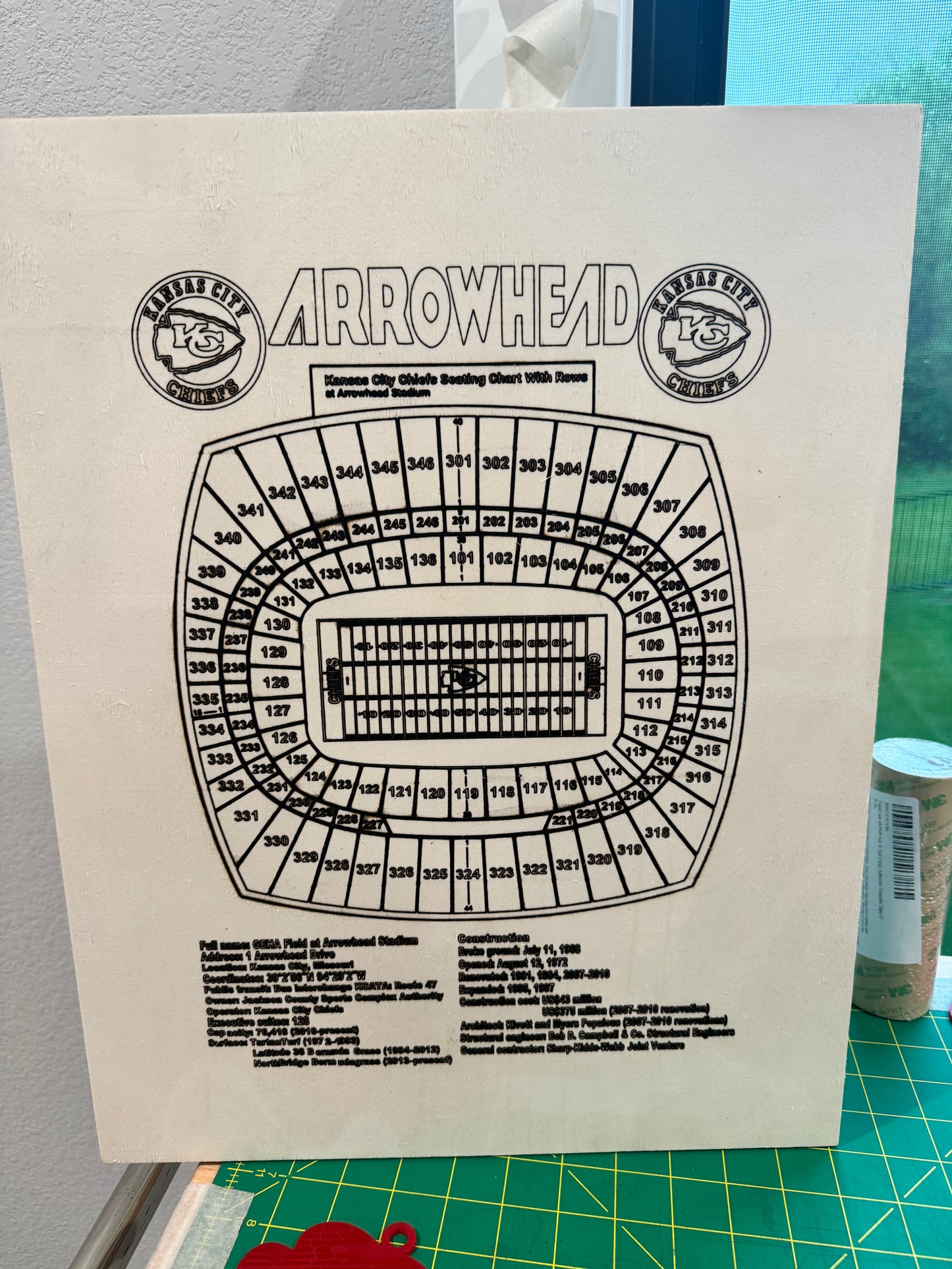 Arrowhead Stadium Sign