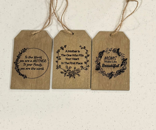 Mother’s Day Wooden Tags