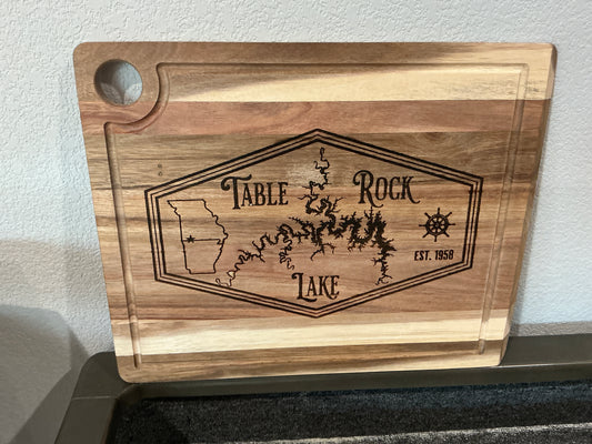 Table Rock Lake Diamond Board w/hole