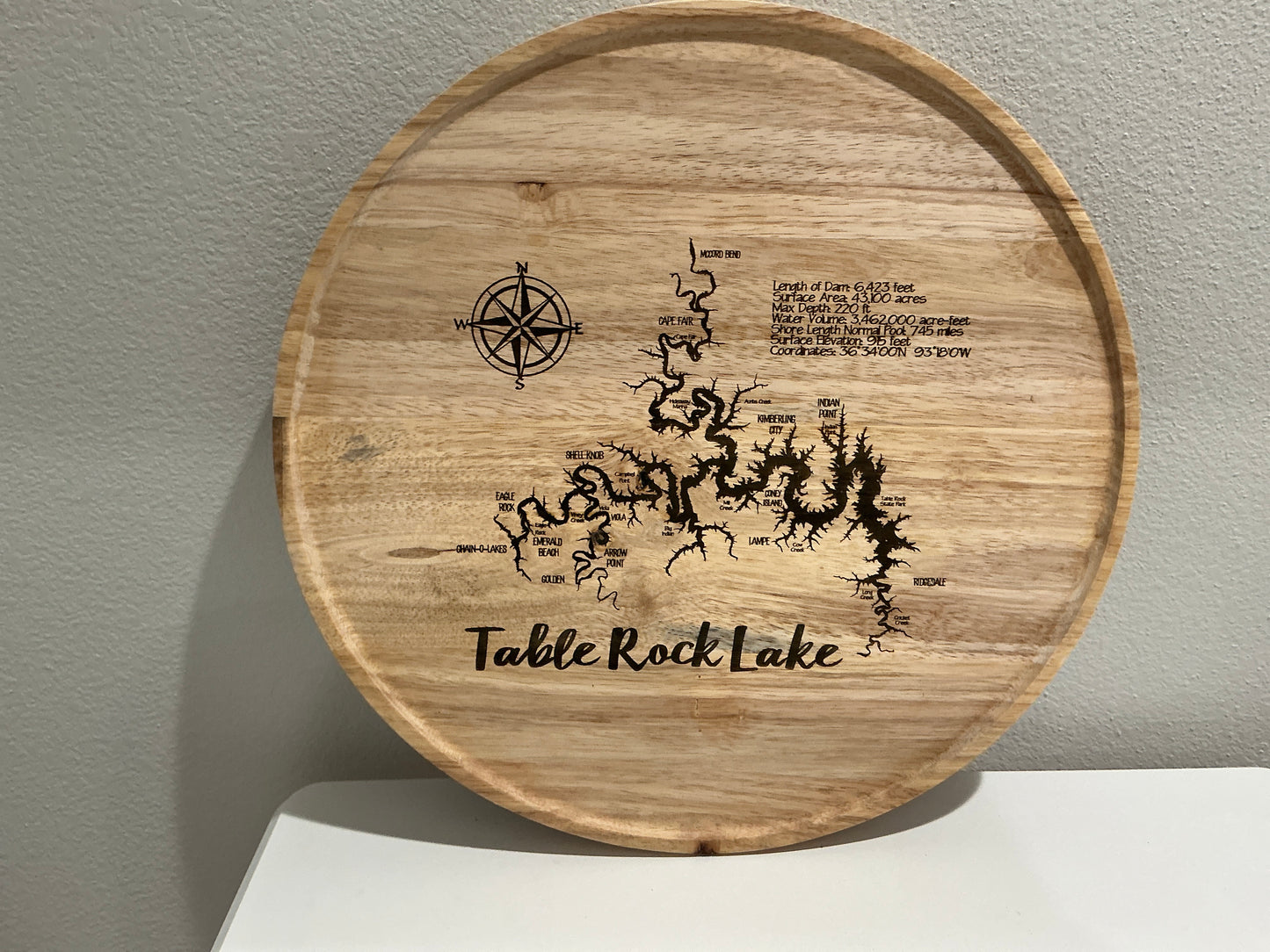 Table Rock Large Round Tray
