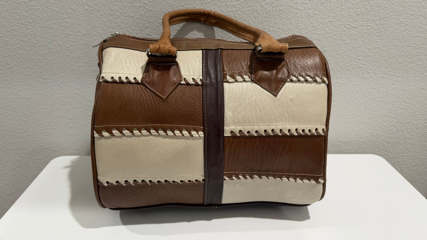 Women’s Leather Barrel Purse