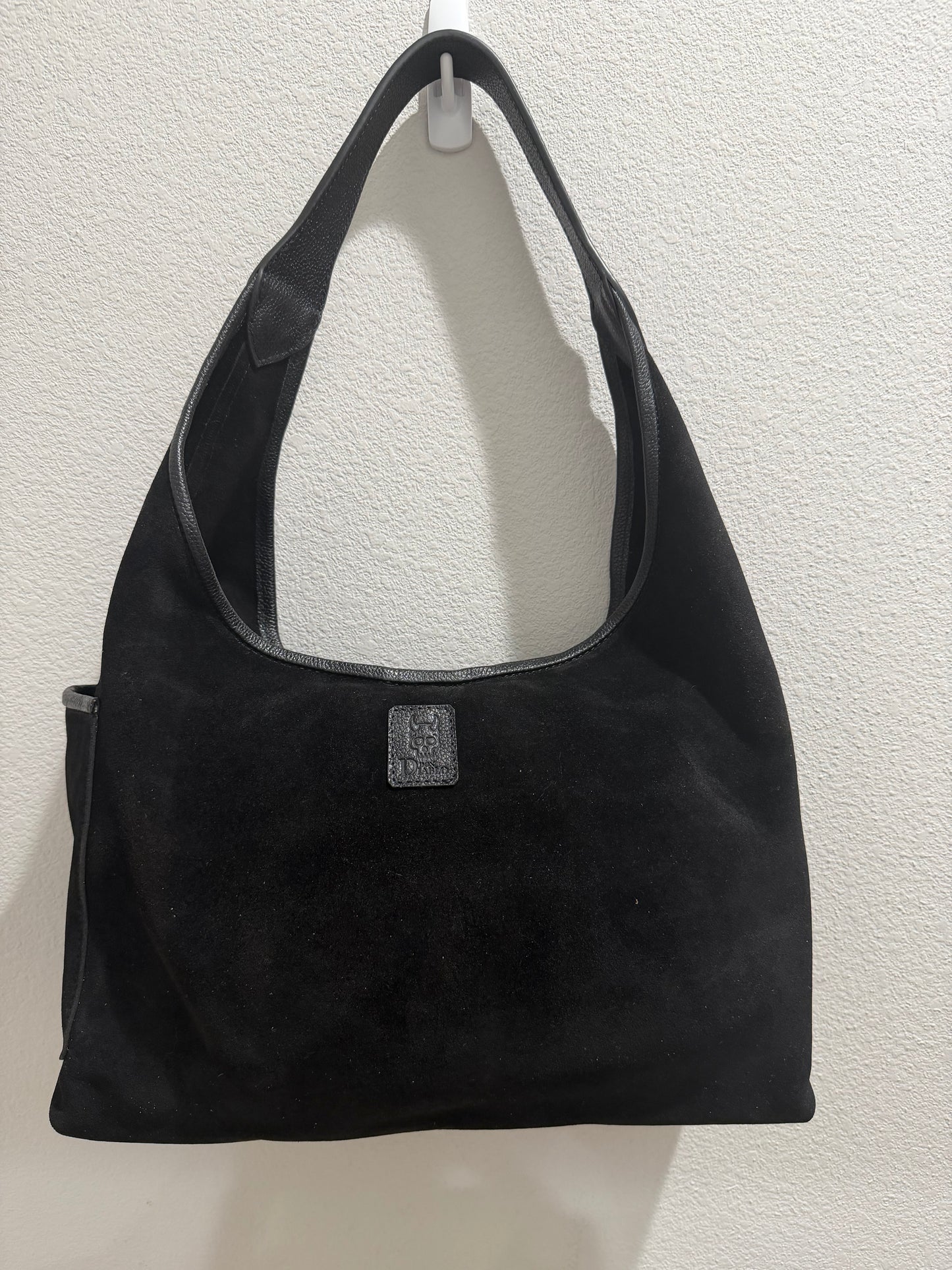 The Sofie - Suede Leather Handbag with Leather Trim