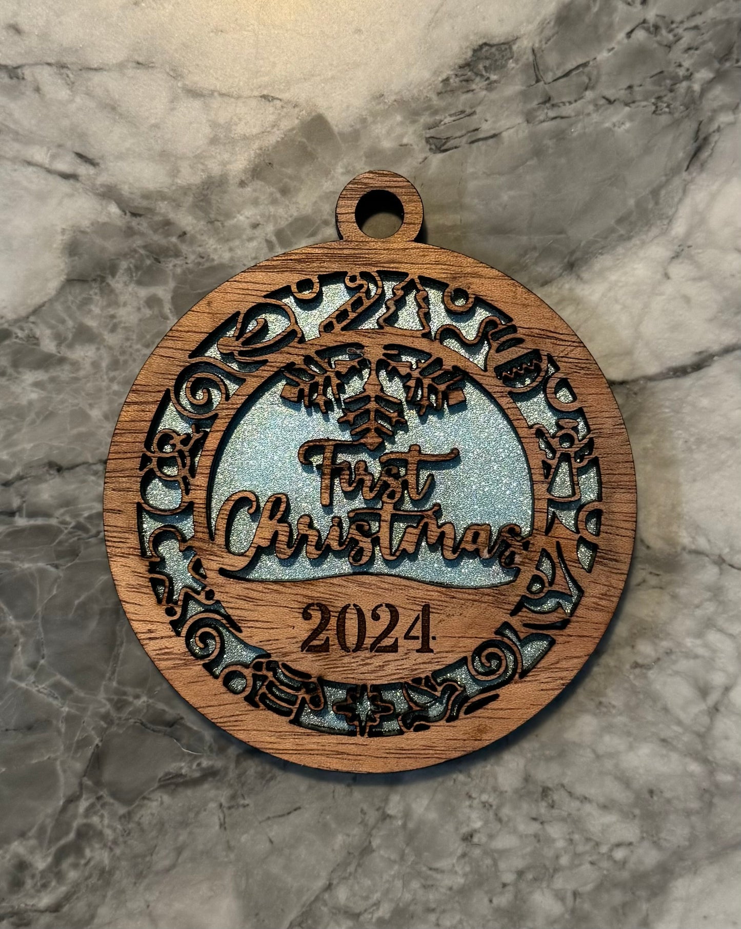 Christmas Ornament Medium - First Christmas 2024