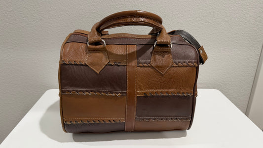 Women’s Leather Barrel Purse