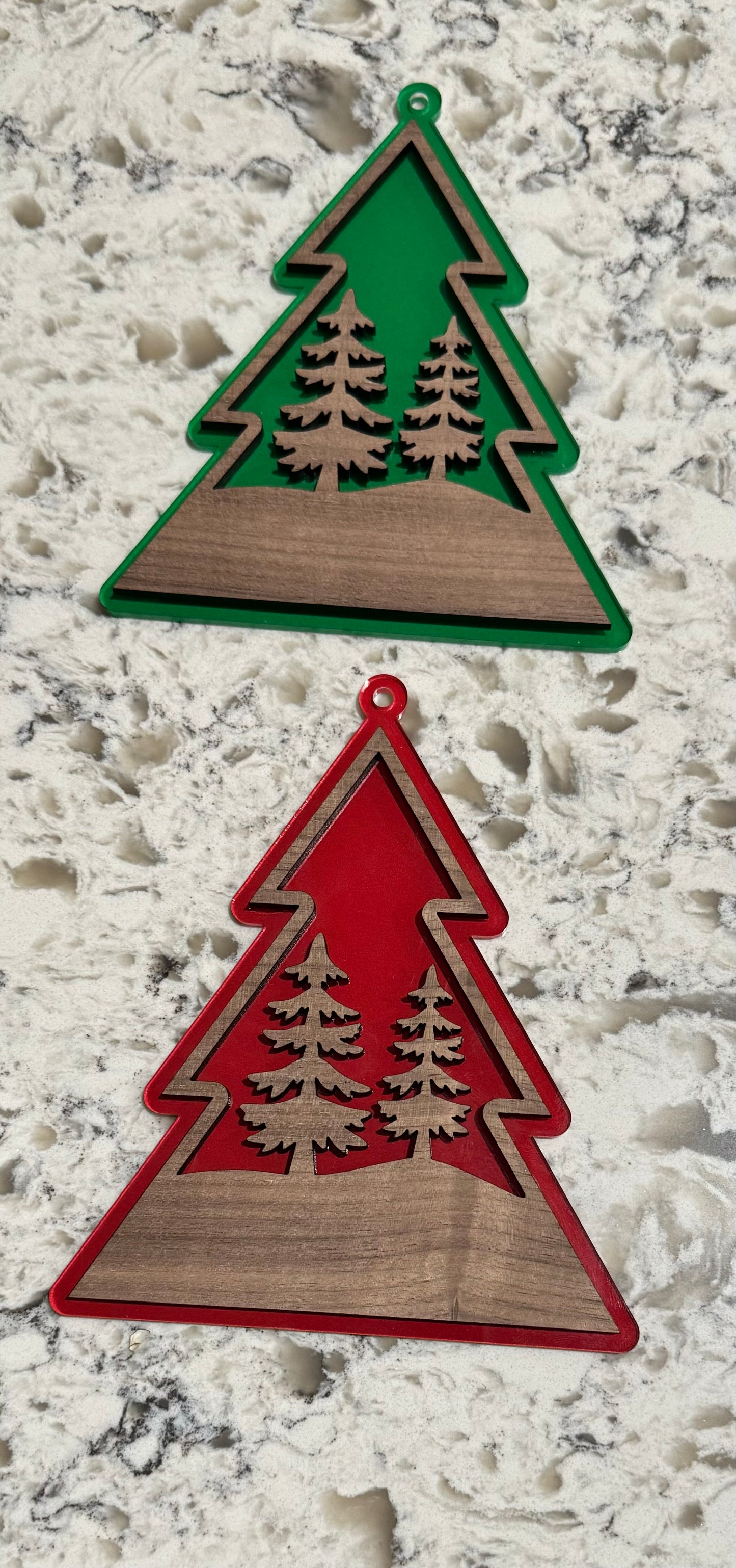 Wood/Acrylic Ornaments