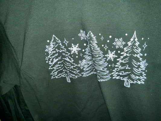 Snowy Trees Long Sleeve