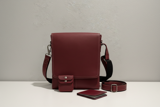 The Men's Leather Traveler Set